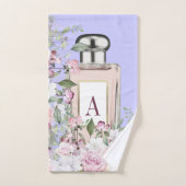 Florence Paars Pink Perfume Fles  Bad Handdoek (Handdoek)