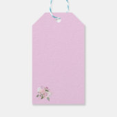 Florence Paars Pink Perfume Fles  Cadeaulabel (Achterkant)