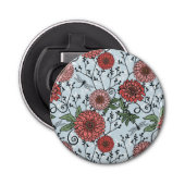 Florence patroon 3 button flesopener (Voorkant)