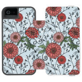 Florence patroon 3 incipio iPhone portemonnee hoesje (Agenda Open)