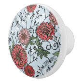 Florence patroon 3 keramische knop (Rechts)