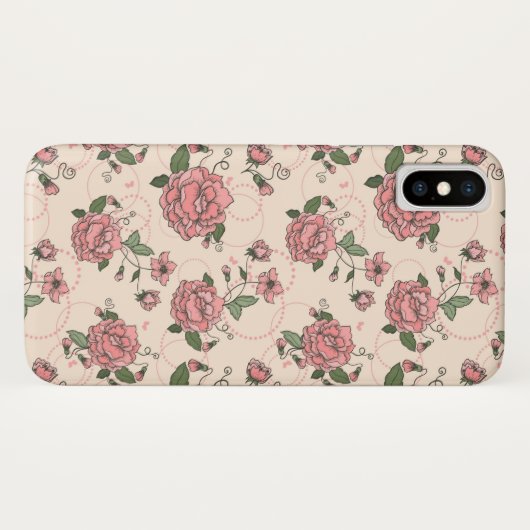 Florence patroon 5 Case-Mate iPhone case (Achterkant (horizontaal))