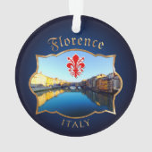 Florence - Ponte Vecchio Ornament (achterkant)