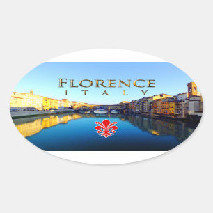 Florence - Ponte Vecchio Ovale Sticker