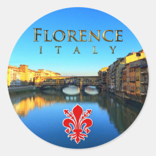 Florence - Ponte Vecchio Ronde Sticker