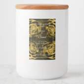 Florence Product Packaging Labels Geel bruin Roos Voedselcontainer Etiket (Voorkant)