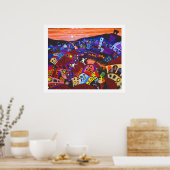 Florence Rooftops Poster (Keuken)