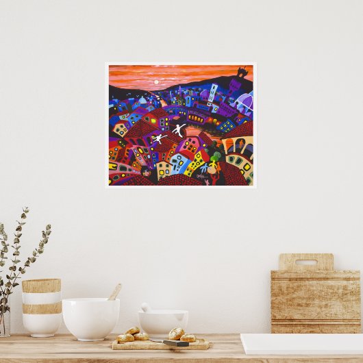 Florence Rooftops Poster (Keuken)