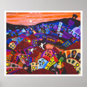 Florence Rooftops Poster (Voorkant)