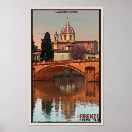 Florence - San Frediano in Cestello Poster (Voorkant)