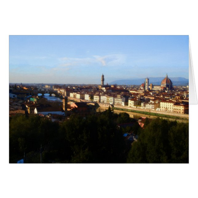 Florence Skyline (Voorkant Horizontaal)