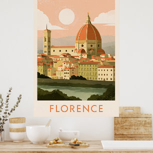 Florence stadsgezicht poster