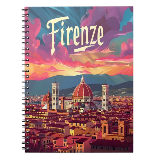 Florence Sunset Notitieboek (Voorkant)