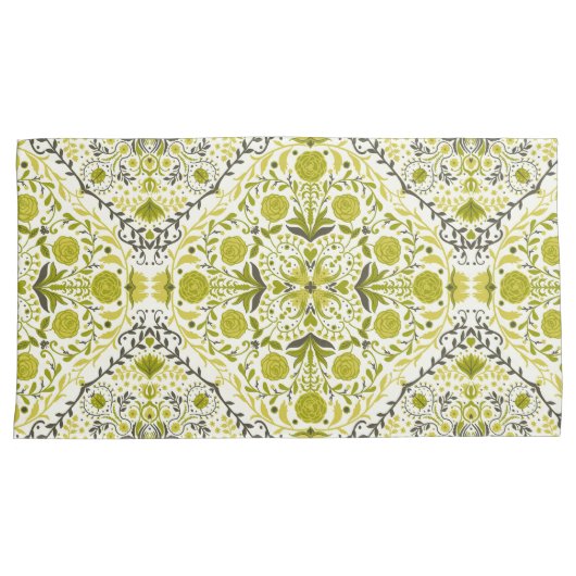 Florence-tegel in groen kussensloop (Voorkant-Rechts)