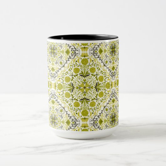 Florence-tegel in groen mok (Midden)