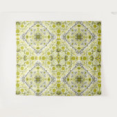 Florence-tegel in groen wandkleed (Voorkant (horizontaal))