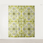 Florence-tegel in groen wandkleed (Voorkant)