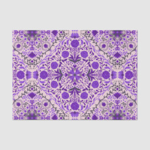 Florence-tegels in violet en katoenroze snoep tissuepapier