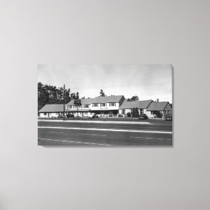 Florence, Uitzicht Oregon van Hotel Regan Foto Canvas Afdruk