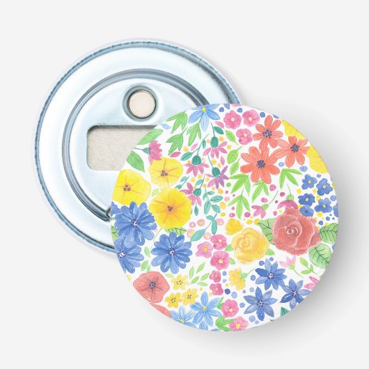 Florence-waterverf Button Flesopener (Voorkant)