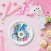 Florence waterverf handgetekende abstracte kunst papieren bordje (Feest)