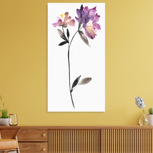 Florence Waterverf III Canvas Afdruk (Insitu (Woonkamer))