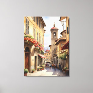 Florence waterverf kunst canvas afdruk