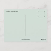  Florence waterverf Loggia dei Lanzi Briefkaart (Achterkant)