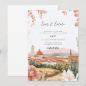 Florence Wedding Invitation (Devant / Derrière)