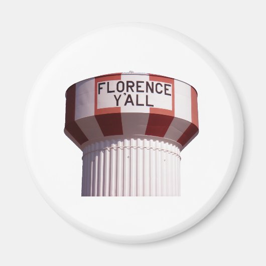 Florence Y'all Water Tower Magnet (Devant)