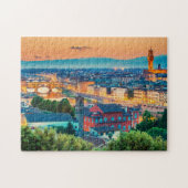 Florence zonsondergang, Italië Legpuzzel (Horizontaal)