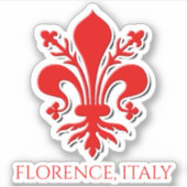 Florence's Fleur-de-Lys Sticker (Voorkant)