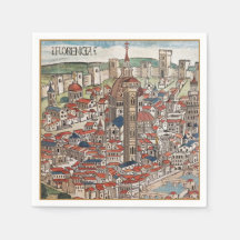 Florencia 1493 cocktailparty ontvangst servetten