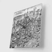 Florencia Bianco e Nero 1493 Vierkante Klok (Hoek)