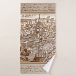 Florencia Sepia 1493 Badhanddoek