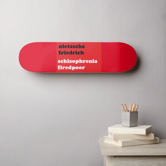 FLOREND SKATEBOARD (Muurkunst (Horizontaal))