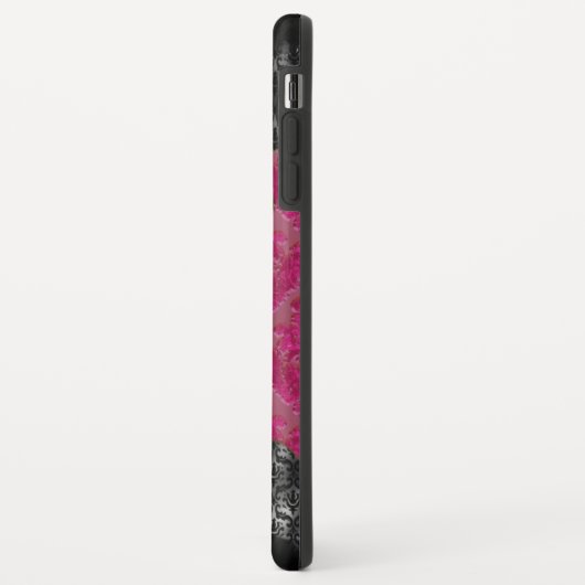 Florendyne Elegant Damask Monogram Case-Mate iPhone Case (Achterkant/links)
