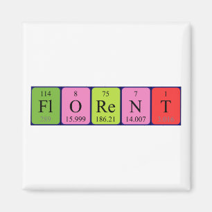 Florent periodieke lijstnaam magnet magneet