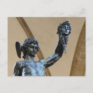 florentie, italiaanse sculptuur briefkaart