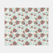 Florentieel patroon 5 2 fleece deken (Voorkant (Horizontaal))