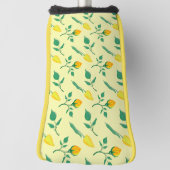 Florentijn met gele roos en tulpbloemen golfheadcover (Draai 90)