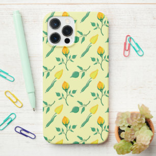 Florentijn met gele roos en tulpbloemen iPhone 12 pro max hoesje