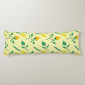 Florentijn met gele roos en tulpbloemen lichaamskussen (Achterkant)