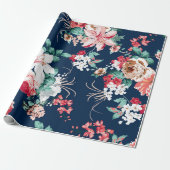 Florentijn met rozen en bloemen met v cadeaupapier (Uitgerold)