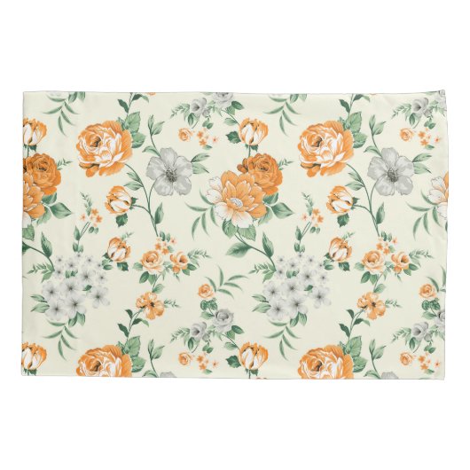 Florentijn, zacht gele tuin kussensloop (Achterkant)