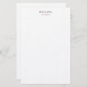 Florentijns :: Roos Taupe :: Stationery Briefpapier (Voorkant / Achterkant)