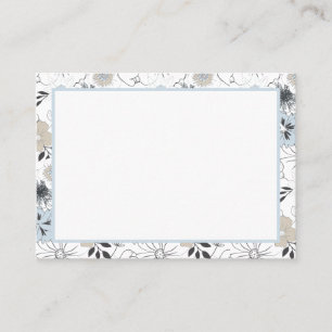 Florentijnse bevestiging voor notagekaart visitekaartje