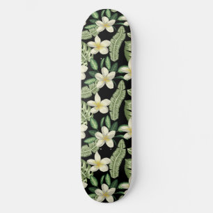 Florentijnse buitenkant Tropische bloemen en blade Skateboard
