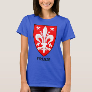 Florentijnse lelie Wapen Fijne Kunst T-shirt
