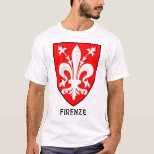Florentijnse lelie Wapen Fijne Kunst T-shirt